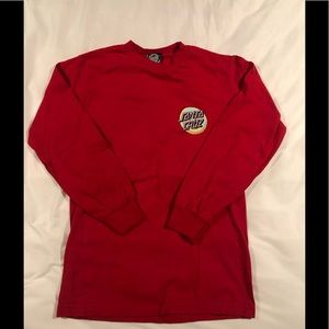 Santa Cruz Red Youth Long Sleeve t-shirt